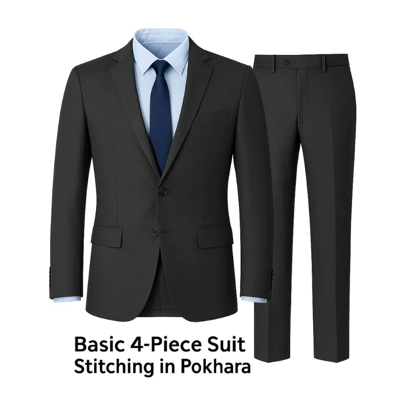 Basic 4-Piece Suit Stitching in Pokhara